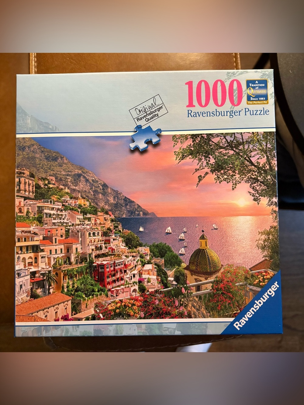 Ravensburger Coastal Sunset Puzzle - Pink, Orange & Blue Scenic Seaside
